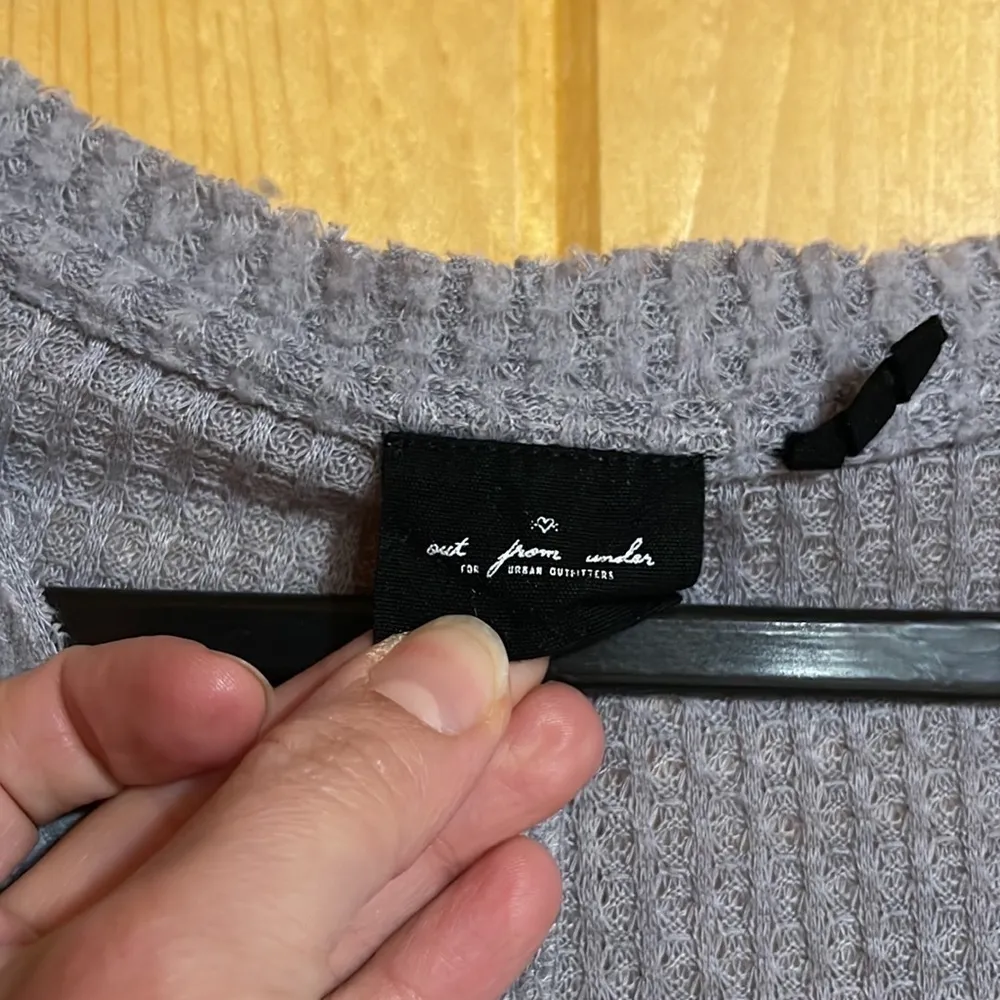 URBAN OUTFITTERS Out From Under JoJo Waffle Knit Oversized Button Sweater - Image 3