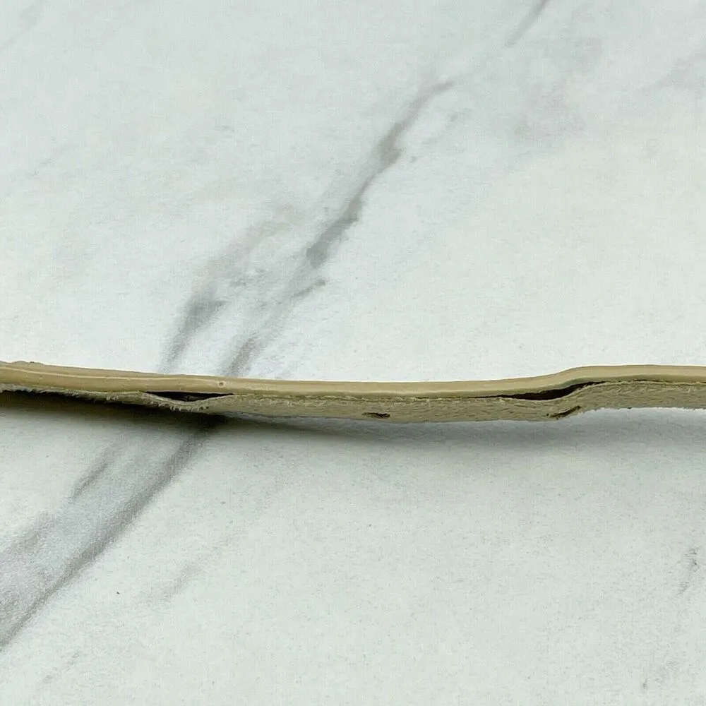 Ann Taylor LOFT Skinny Faux Suede Belt Silver Buckle Medium (M) ✨ - Image 2