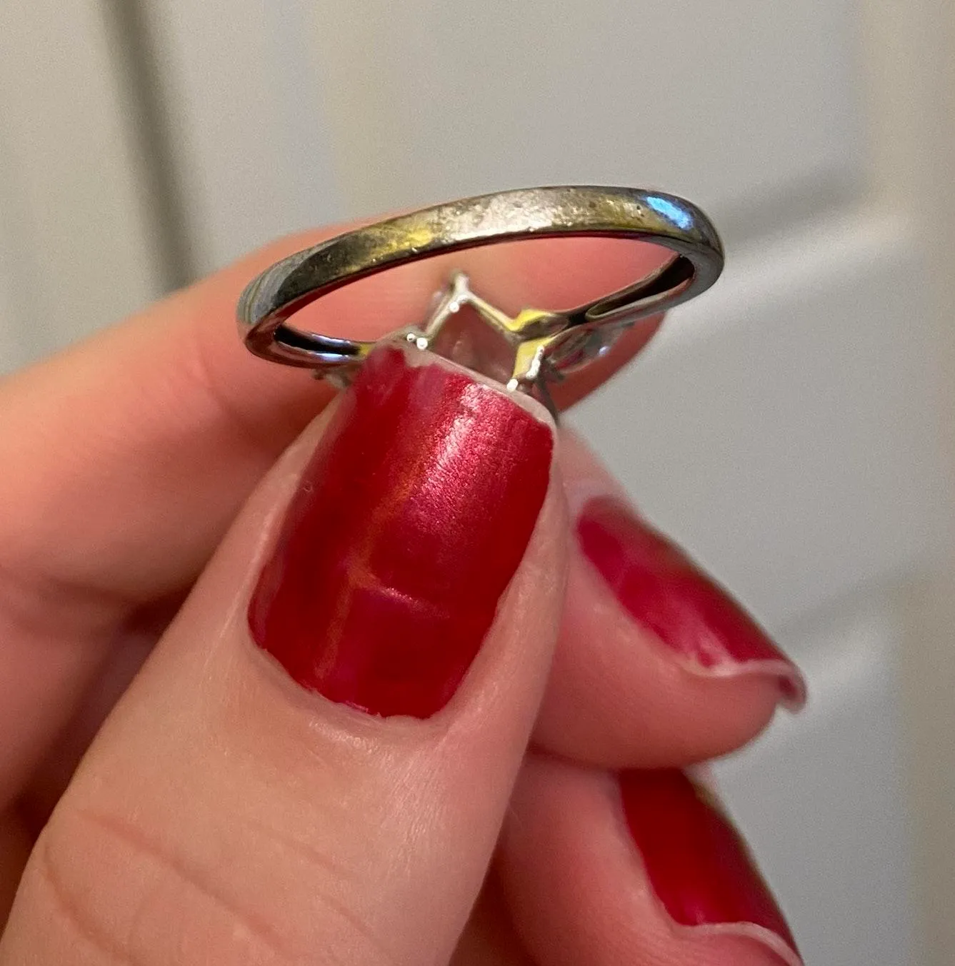 Sterling Silver Pear Ring - Image 3