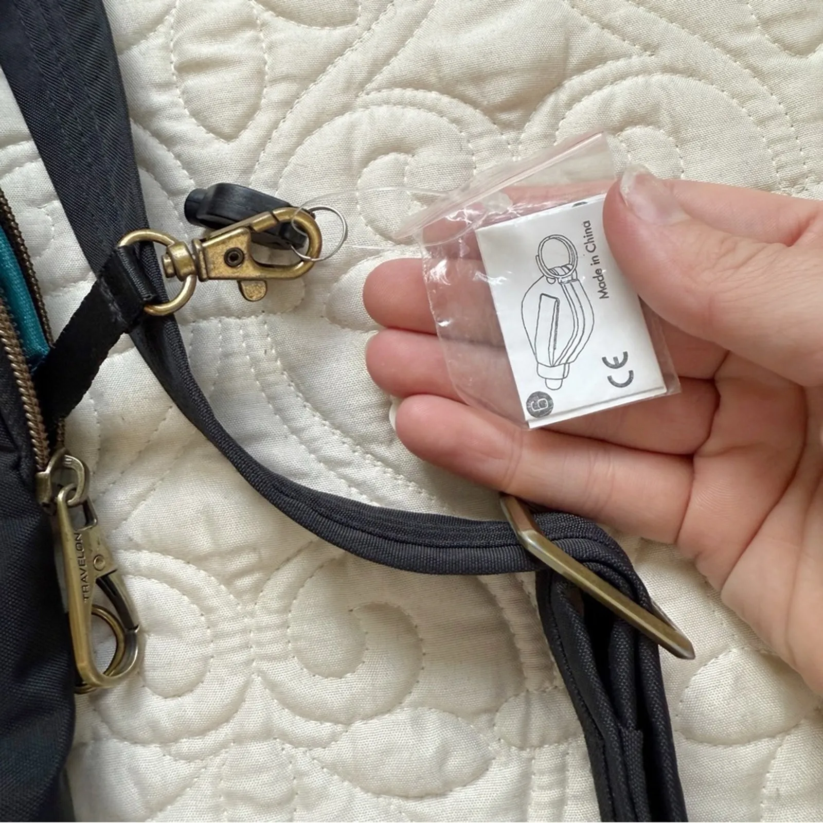 NWOT Travelon Anti-Theft Signature Slim Backpack - Image 4