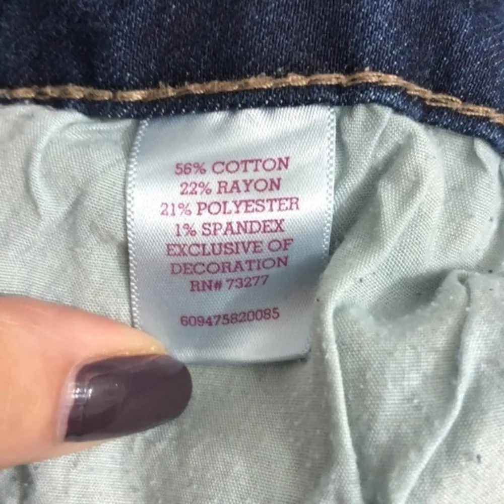 SO Custom Bleach Dyed Jeans Skinny Size 15 - Image 8