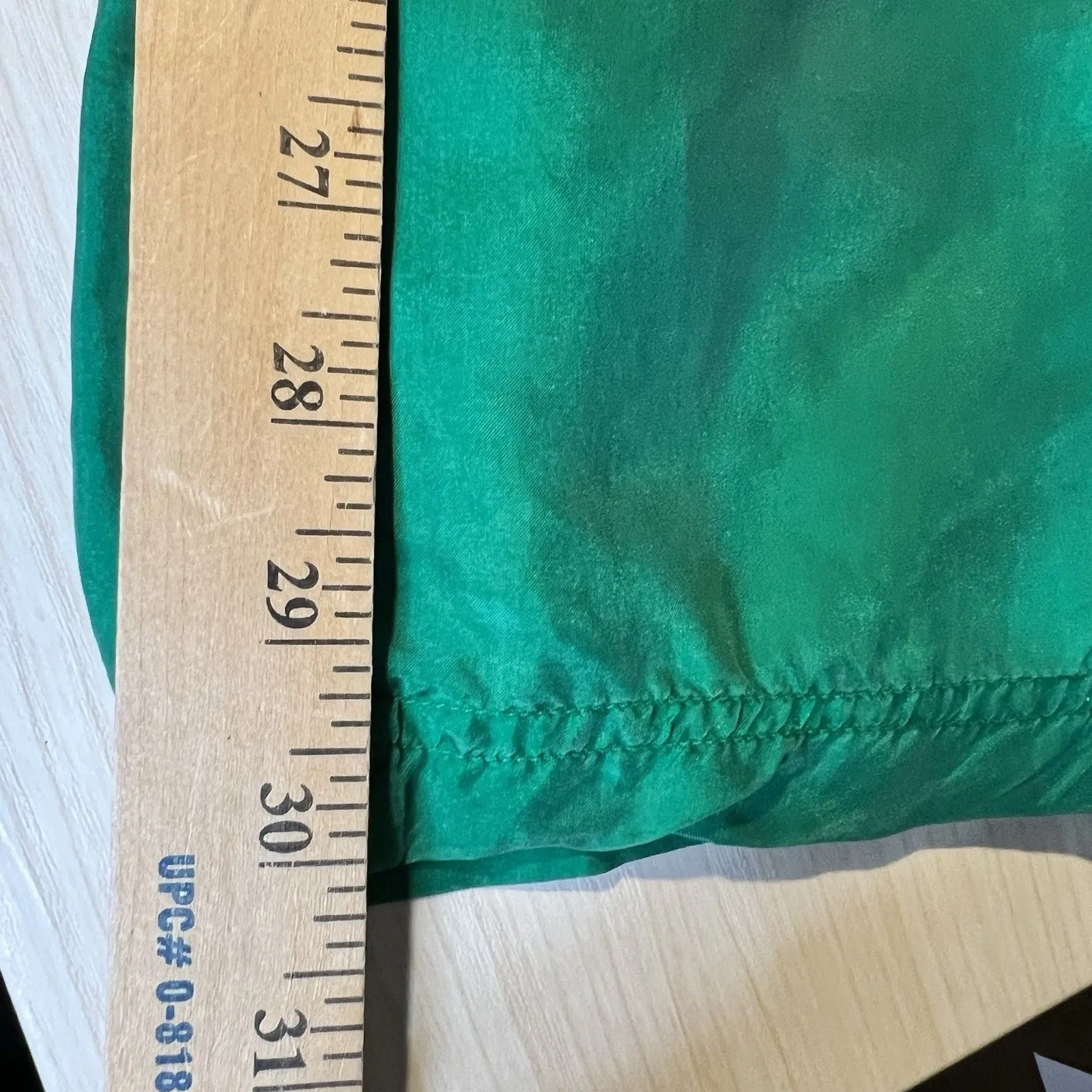 Malcom Flowers Silk Windbreaker Jacket Pant Set 80’s Colorful Floral Green Size M - Image 16