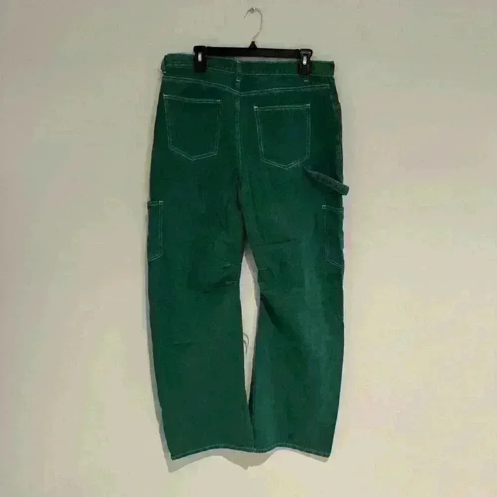 Lioness Forest Green Carpenter Jean Waist 35 / Size XL Like New - Image 2
