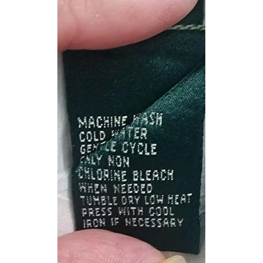 Lauren Jeans Co Ralph Lauren Cotton Cropped Denim Jean Women's 10 Beige 5 - Image 5