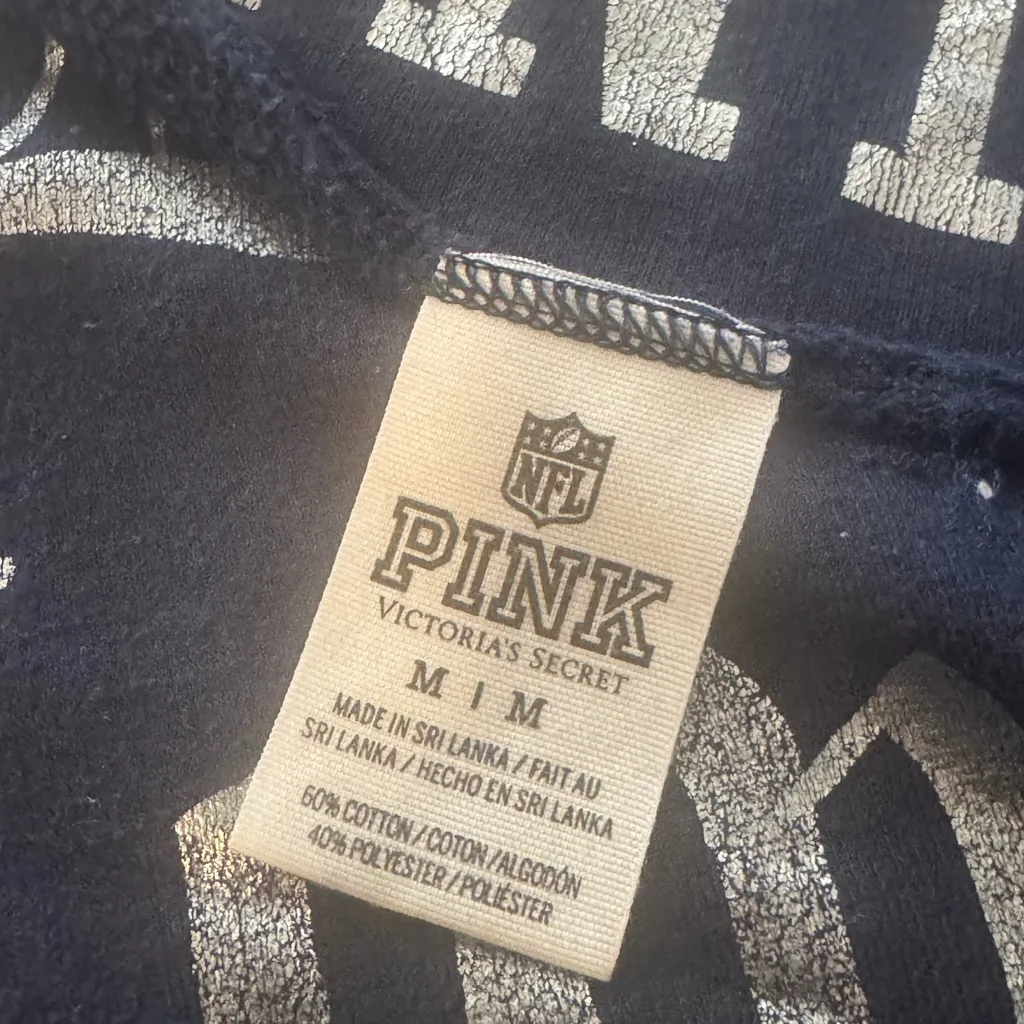 Pink Victoria's Secret Women's Dallas Cowboys Soft Fleece Top Size M - Image 6