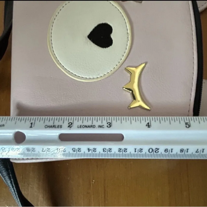 Betsey Johnson Pink Bear Crossbody Bag - Image 9