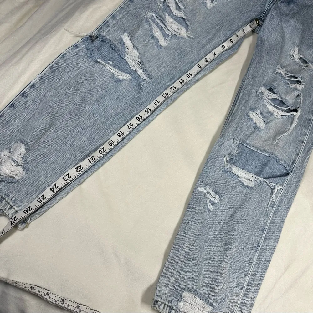KanCan Maurices Distressed Jeans Womens Size 27 Faded Boyfriend High Rise Ripped - Image 5