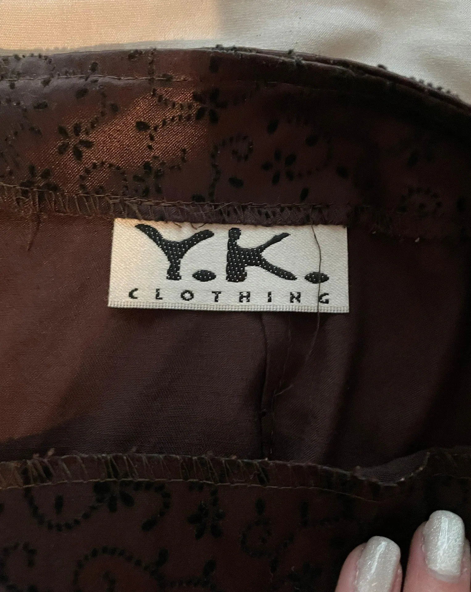 VINTAGE Satin Skirt - Image 4