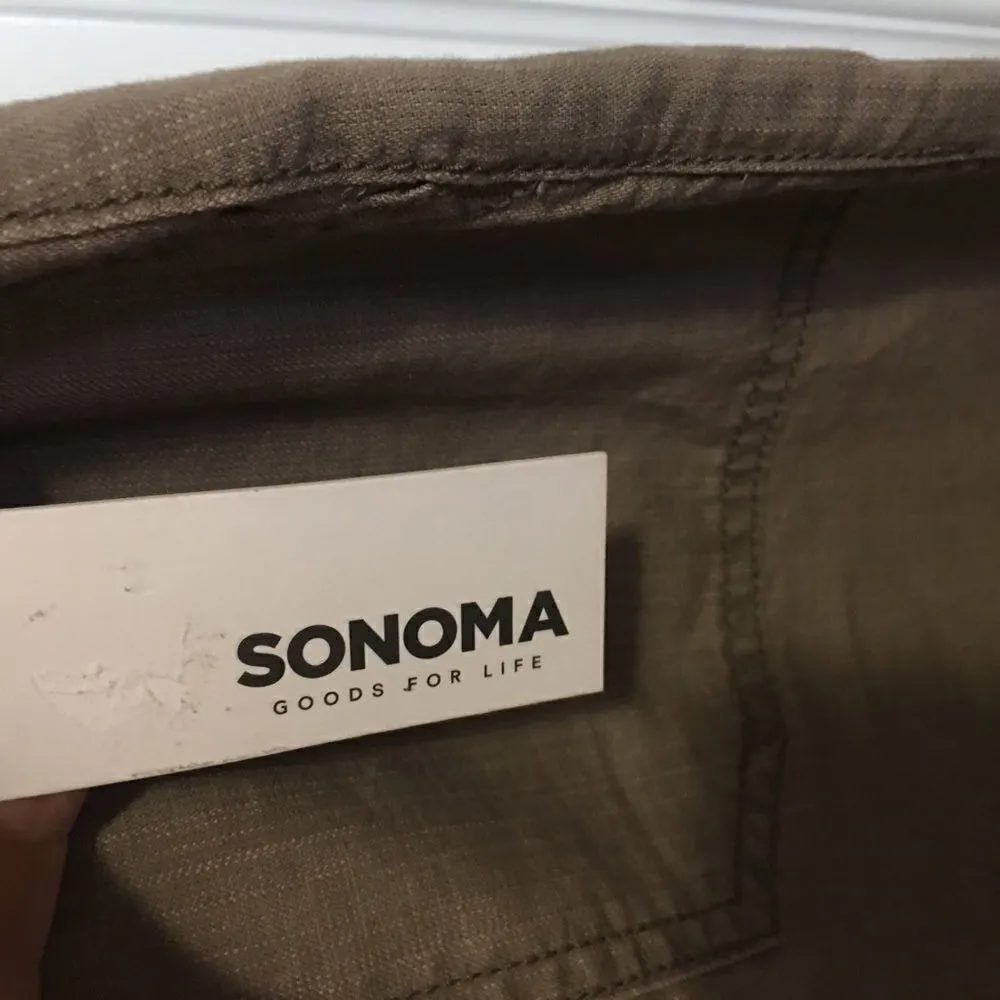 NWT Sonoma Tan Khaki Skirt Size 8 - Image 7