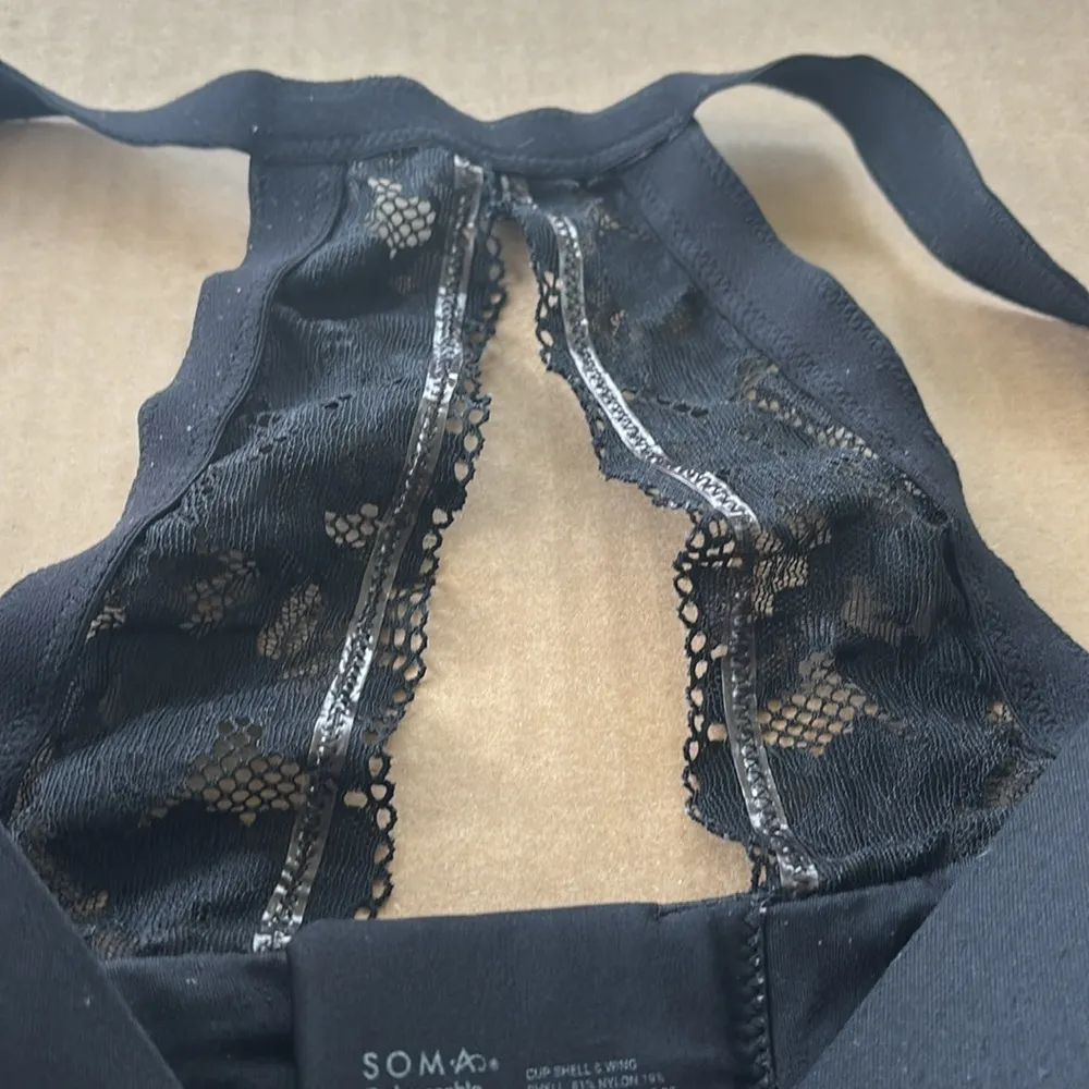 Soma Embraceable Racerback Bra 40DD Black Size undefined - Image 3