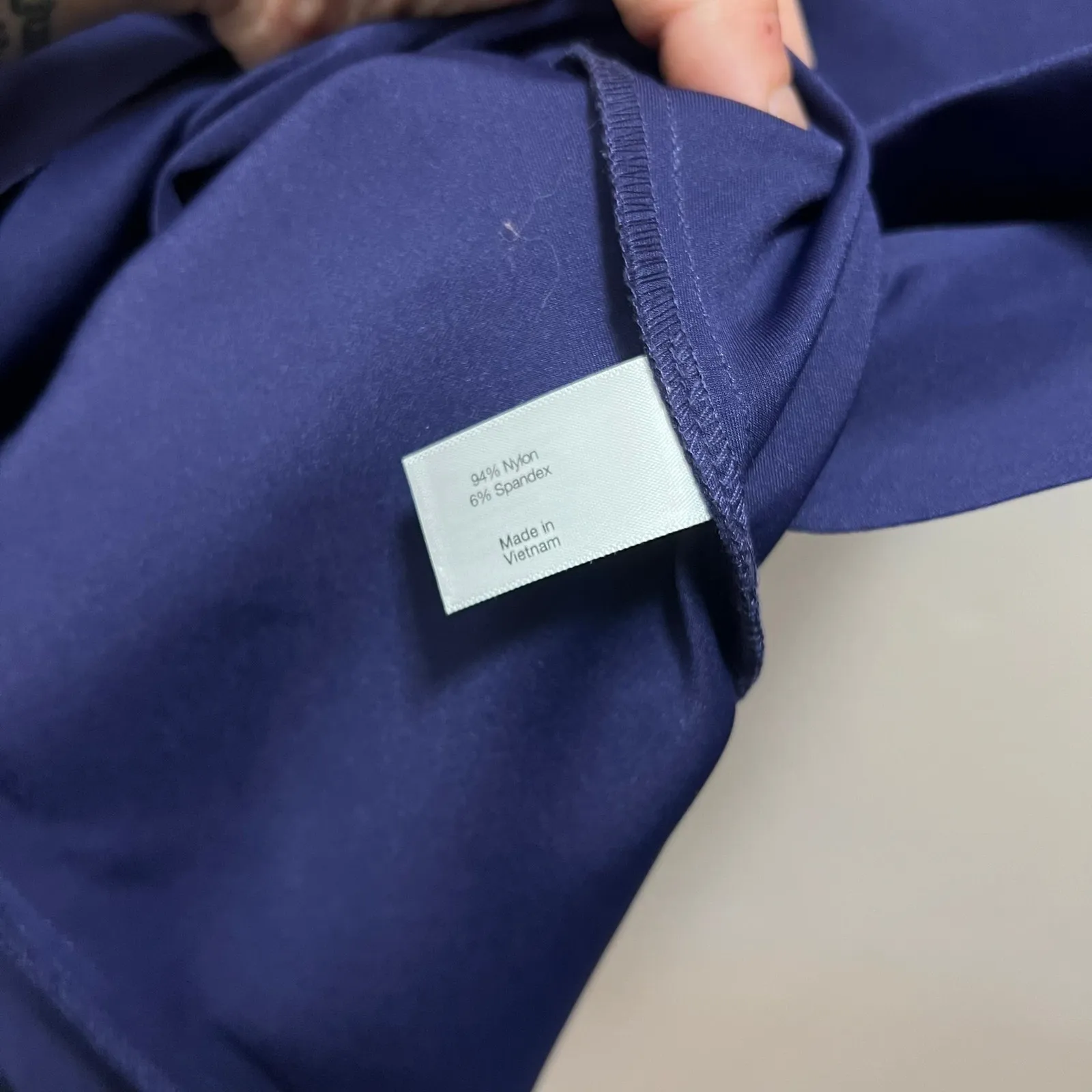 Lane Bryant Navy Blue Sheath Dress Knee Length Party Plus Size 18 Cap Sleeve - Image 8