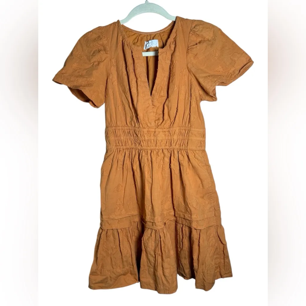 Anthropologie The Somerset Textured Mini Dress X-small Petite - Image 4