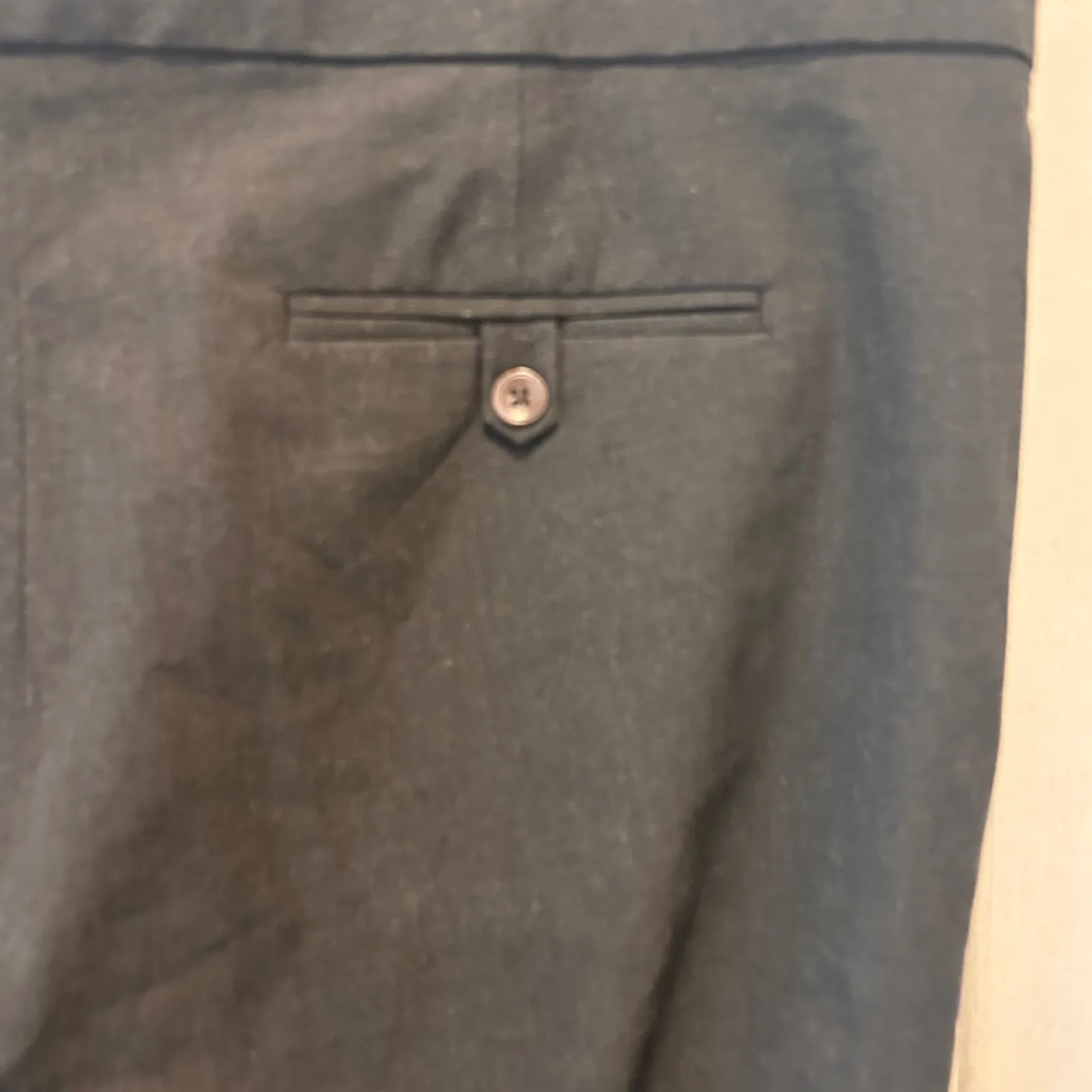 NWT Gap‎ Women Sz 14 Boy Fit Tapered Leg Pants Black Two Way Stretch Business - Image 7