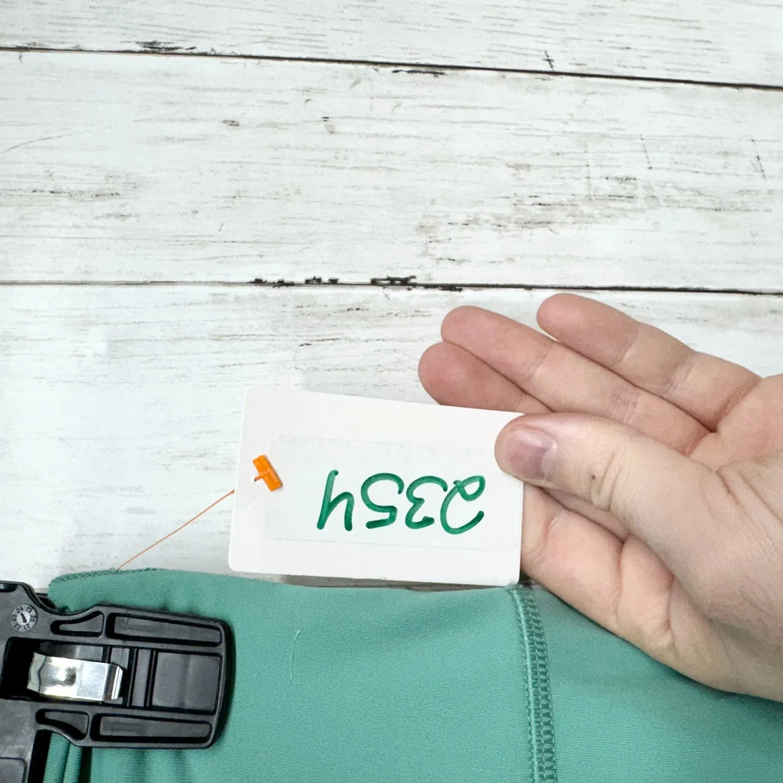 Everlane Pants Women Size XS Perform Ankle Crop Leggings Seafoam Green Athletic - Image 2