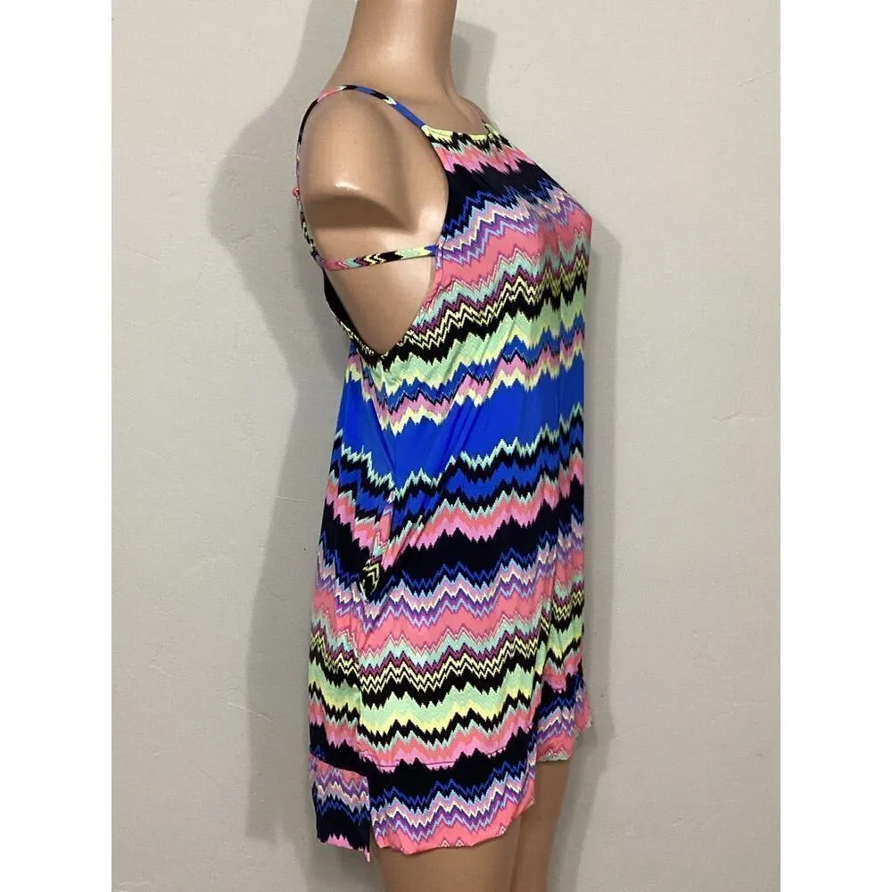 New. PILYQ chevron dress/coverup. M/L - Image 10