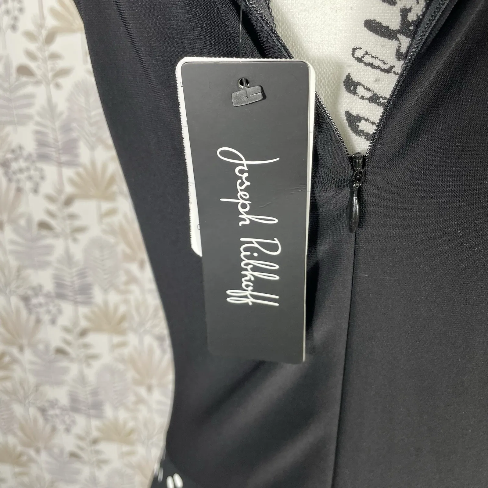 NWT Joseph‎ Ribkoff Handkerchief Hem Polka Dot Sleeveless Midi Dress Size 8 - Image 9