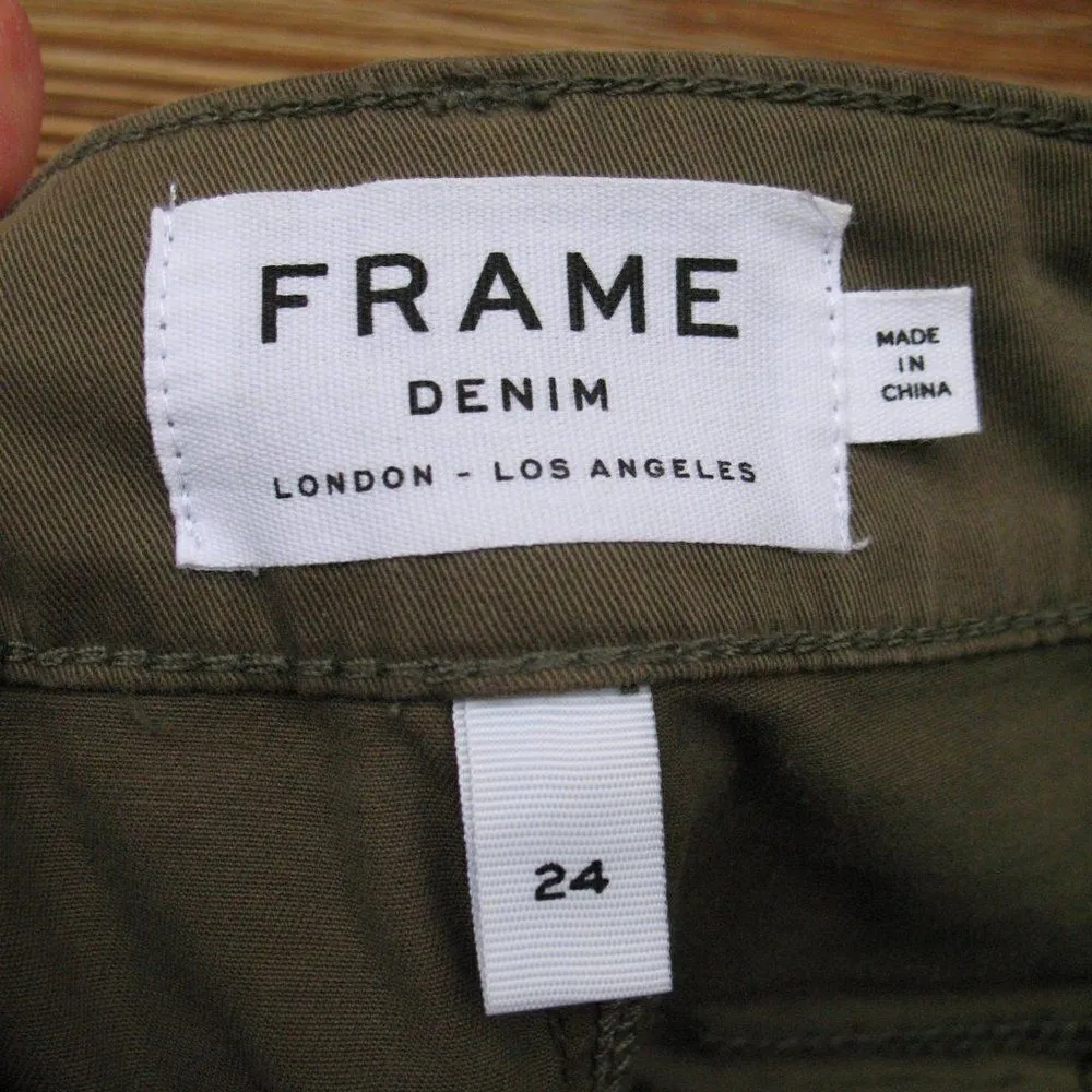 NWT FRAME Cropped Wide Leg High Waist Pants - Image 8