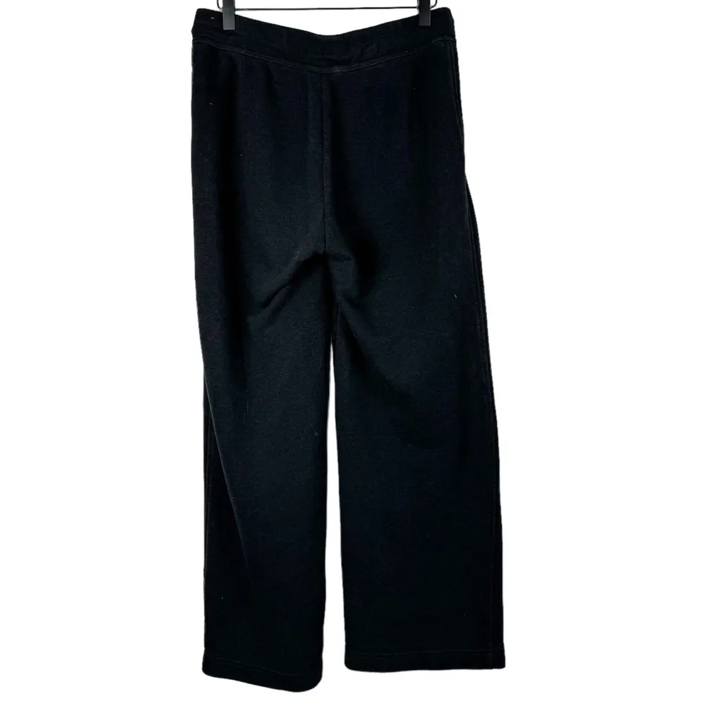 Nike  Black Straight Leg Loose Sweatpants Sz Medium - Image 3