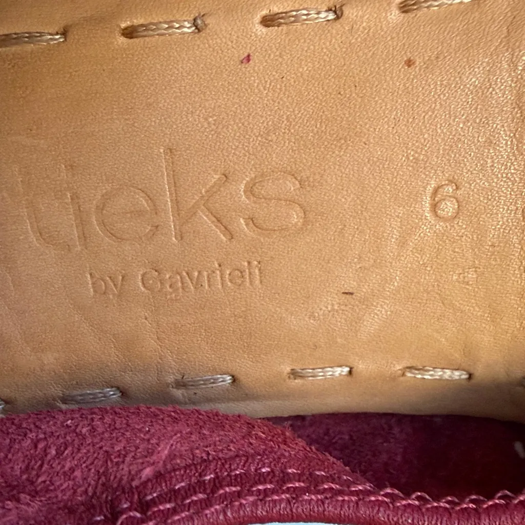 Tieks Red Leather Ballet Flats - Image 6