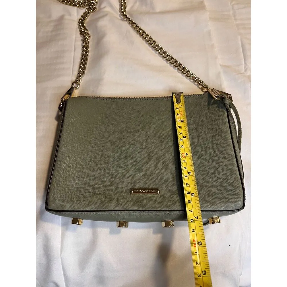 Rebecca Minkoff‎ Avery Crossbody Black Leather Bag 9x6.5x1.5 Detachable Strap - Image 7