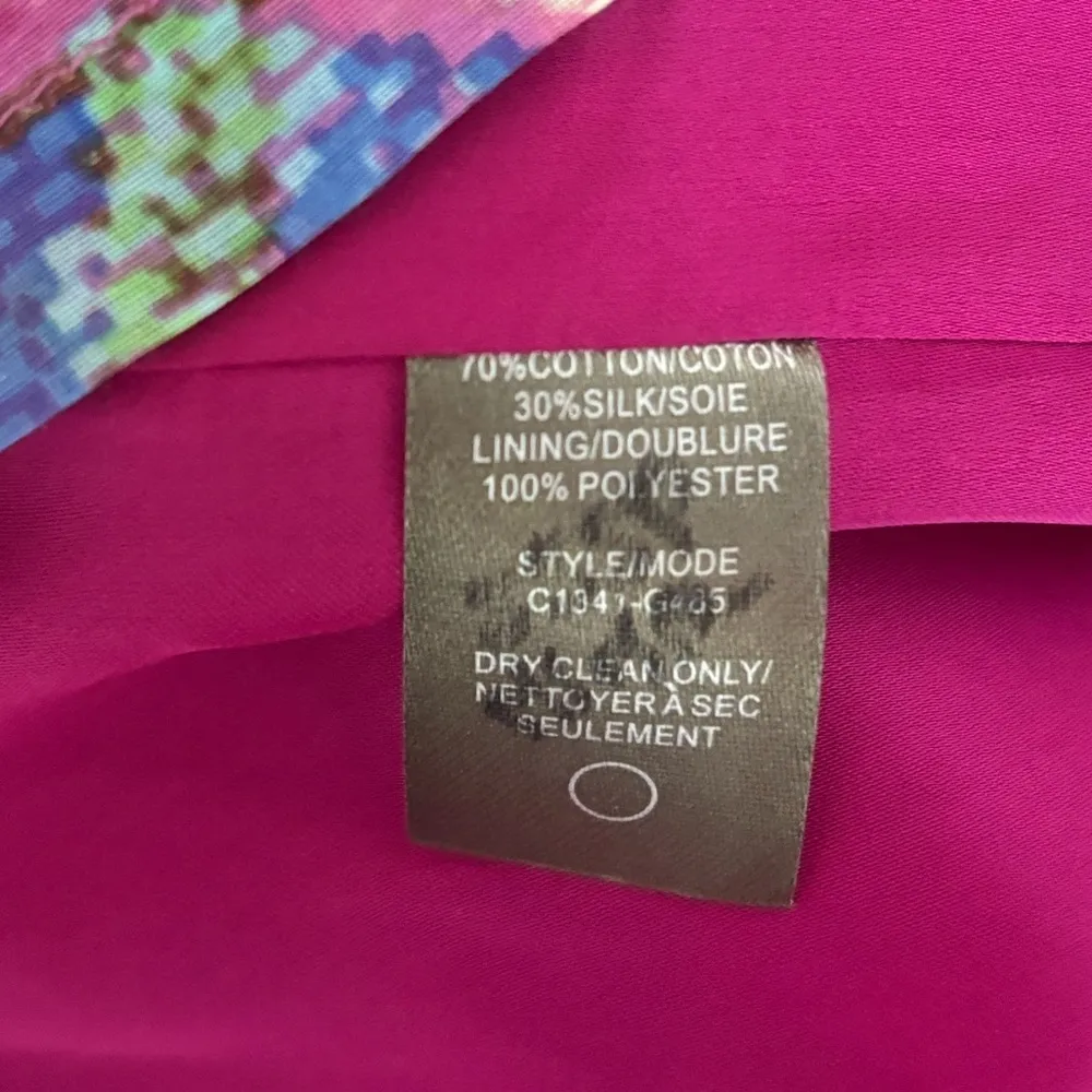 Charlie Jade‎ Anthropologie Small Ginger Dress Multicolored Silk Blend Pockets - Image 11