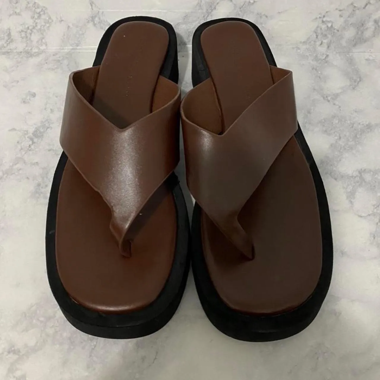 Princess Polly Chocolate Remi Sandal - Image 2