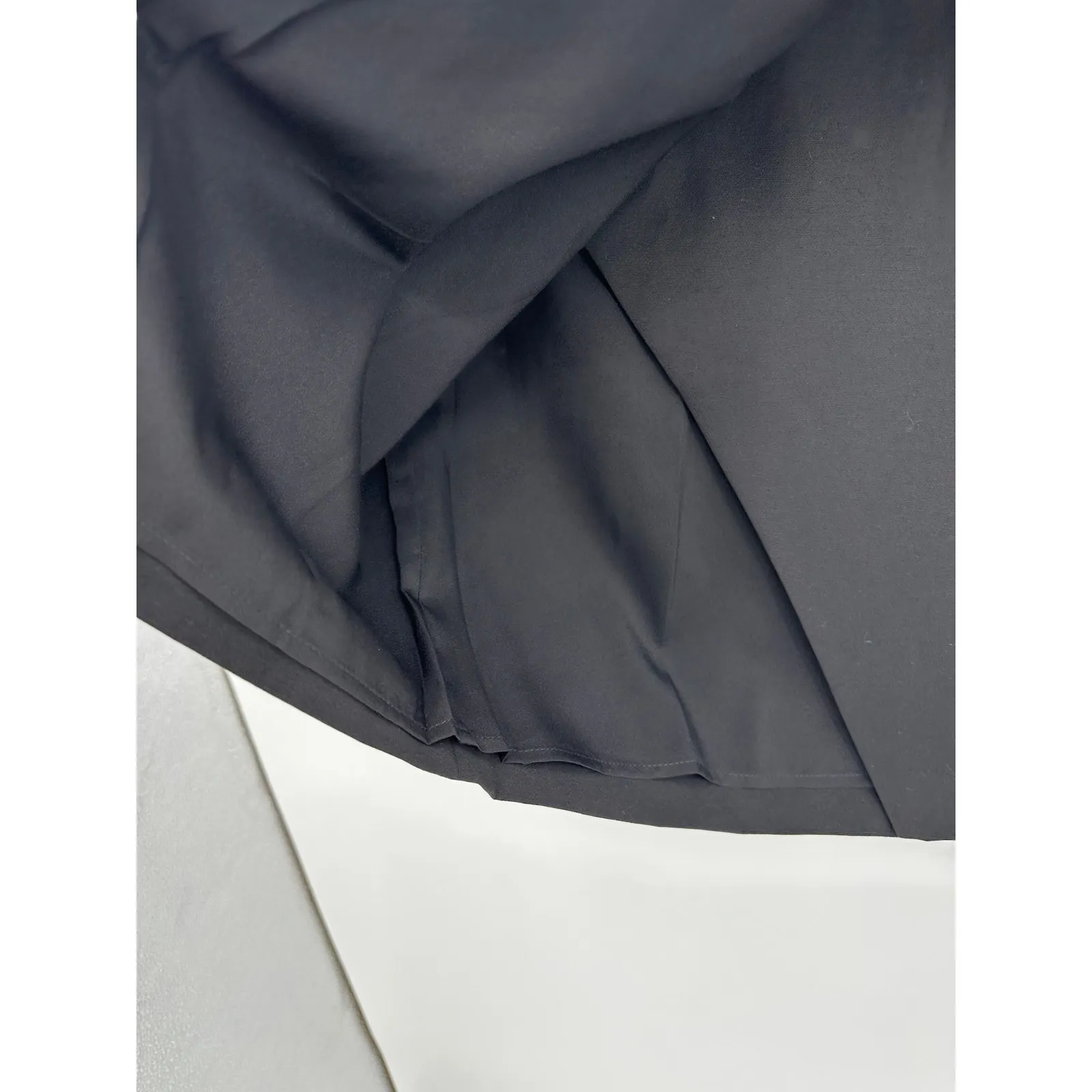 White House Black Market Women Black Wrap Pencil Skirt Size 14 NWT Office Career - Image 3