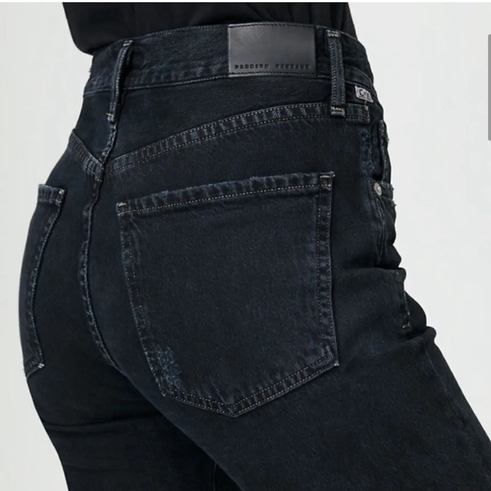 Citizens of Humanity COH Liya High Rise Classic Fit Crop Distressed Jean Size 28 - Image 5