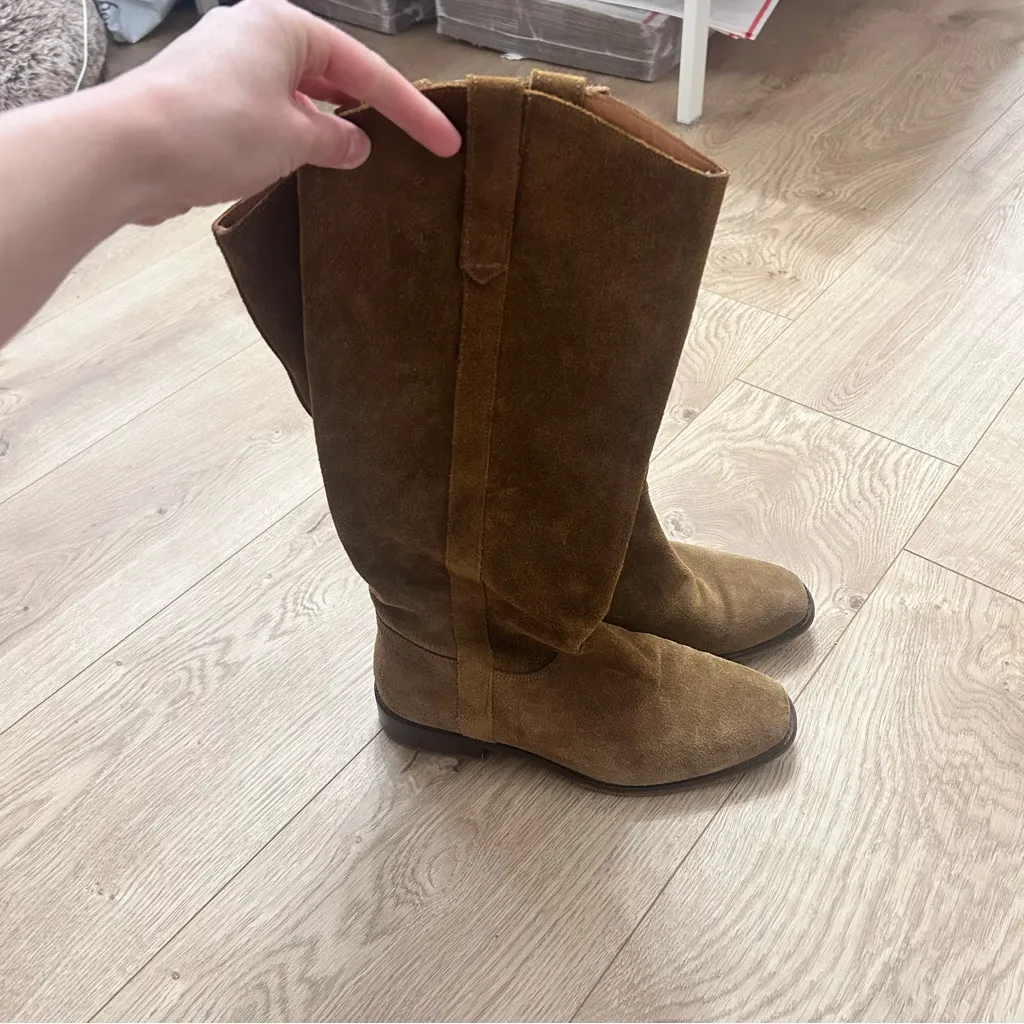 Sezane Gabrielle low boot suede size 36 - Image 6