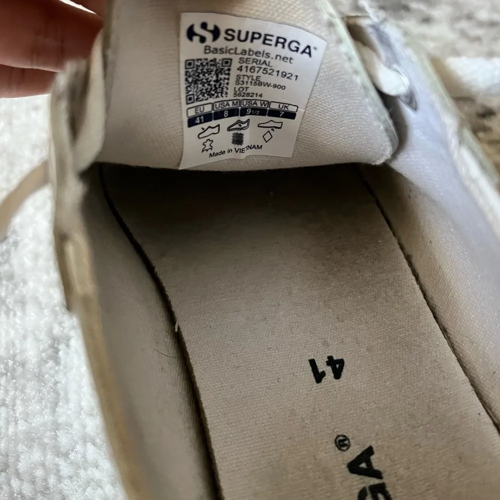 Superga 2790 White Leather Platform Sneaker - Image 10