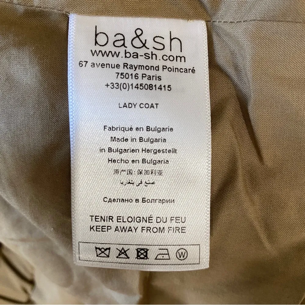 Ba&sh Paris 100% linen quilted jacket - Image 12