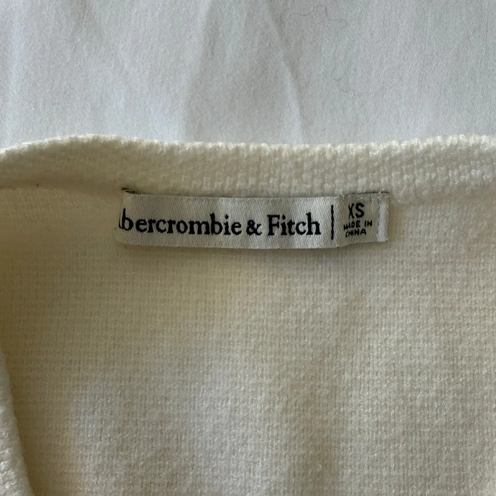 Abercrombie & Fitch LuxeLoft Crew Sweater Jacket - Image 5