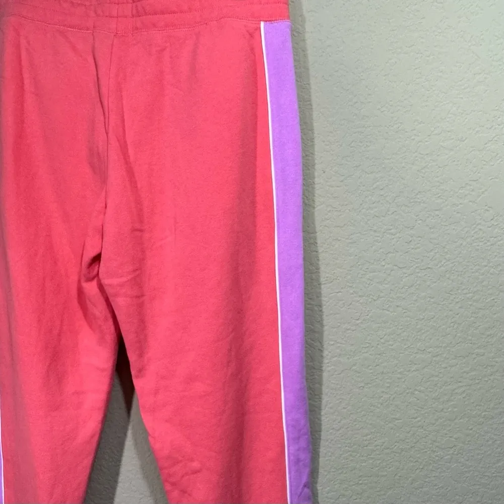 New PJ Salvage Women's "Perfect Match" Color Block Banded Jogger Lounge Pants S - Image 6