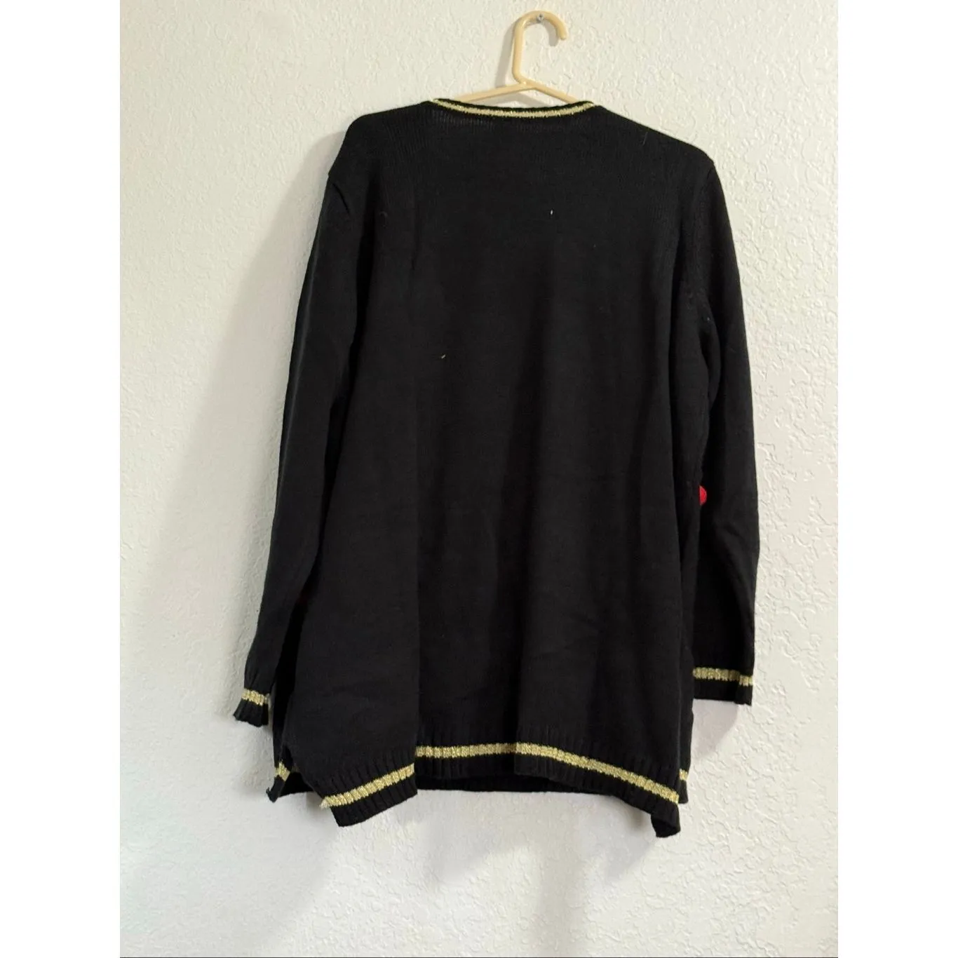 Holiday Time Women's Ugly Christmas Sweater Bulldog Embroidered Poms 3x dog - Image 3