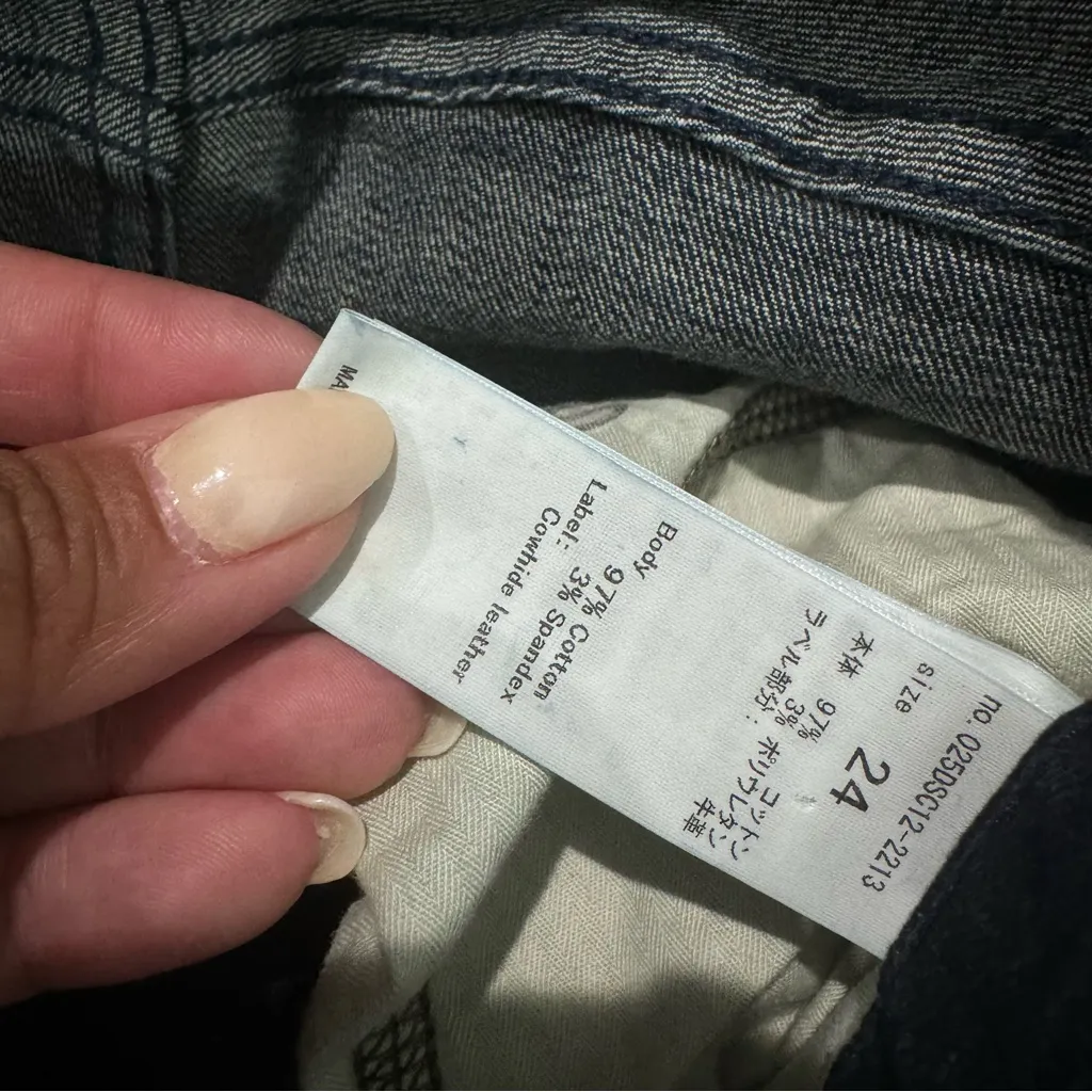 NWT MOUSSY VINTAGE Crawford RebirthHigh Rise Skinny Jeans Size 24 Blue - Image 6