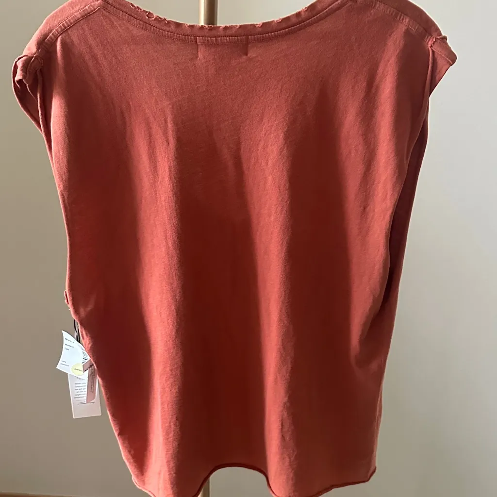 Treasure & Bond Women's Orange Tank Top - Image 4