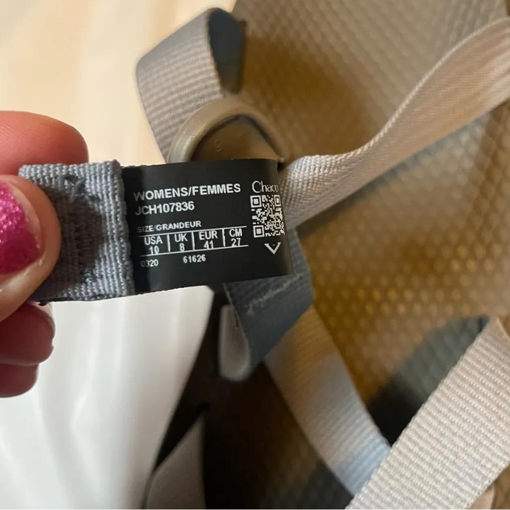 Chaco Tegu Sandals women’s 10 blue Solid Tradewinds - Image 4