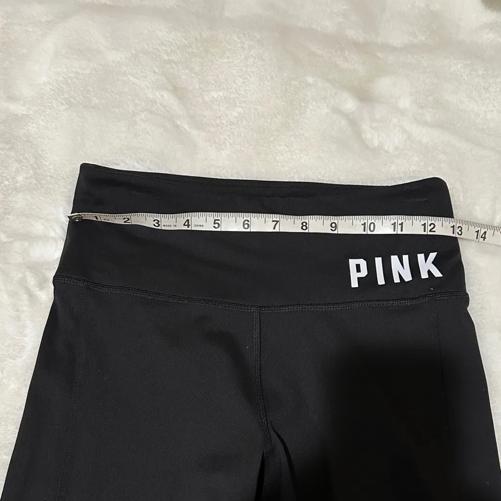 PINK Size Small Leggings with cutout Detail - Image 5