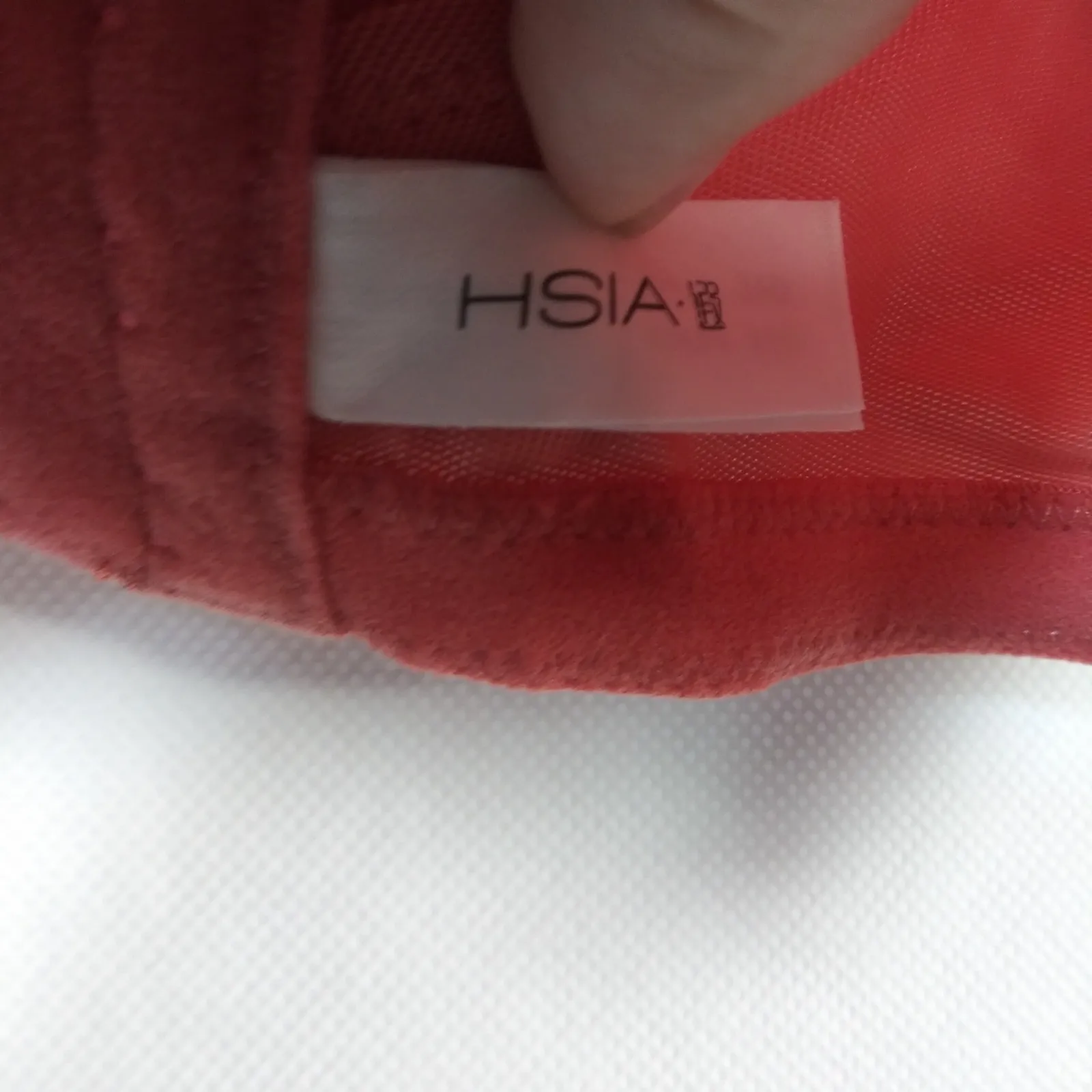 HSIA Coral Unlined Underwire Lace Bra Size 36D Orange - Image 5