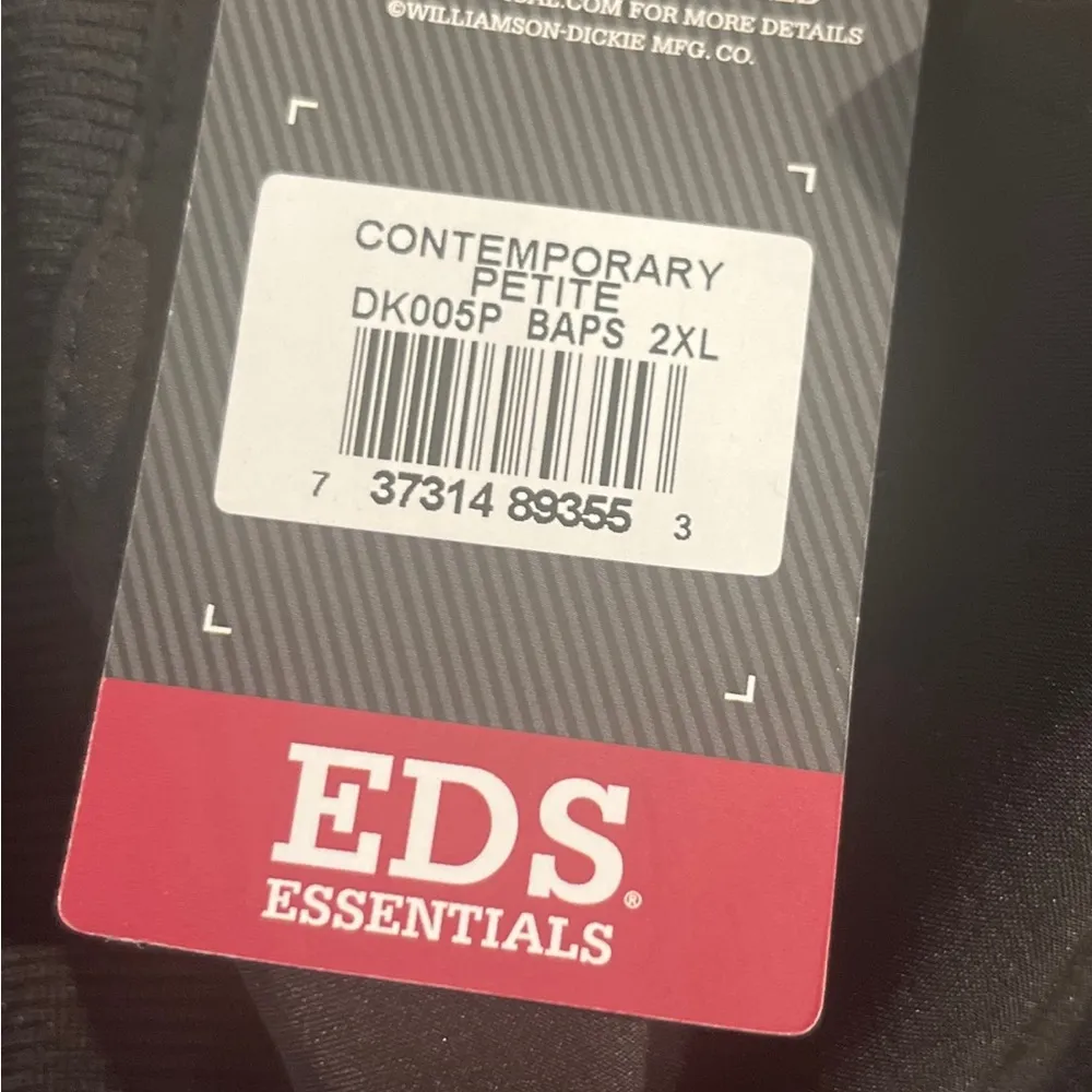 NWT Dickies Medical EDS Essentials Pull On Scrub Pant DK005P BAPS 2XL Black - Image 8