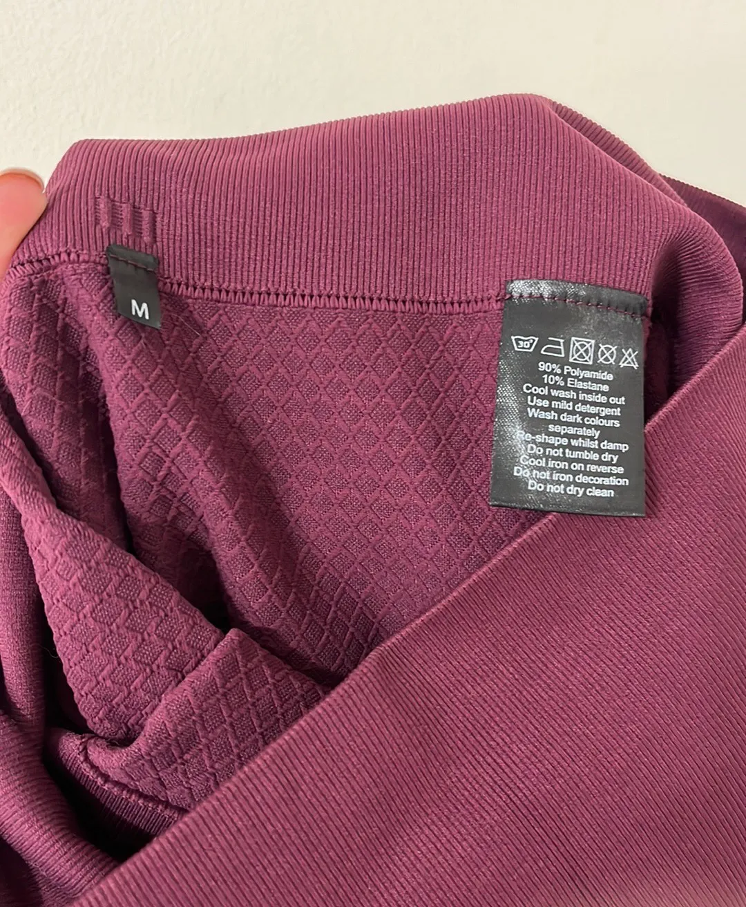 Quartz Collection Amethyst Seamless Full Length Leggings Sz M - Image 8