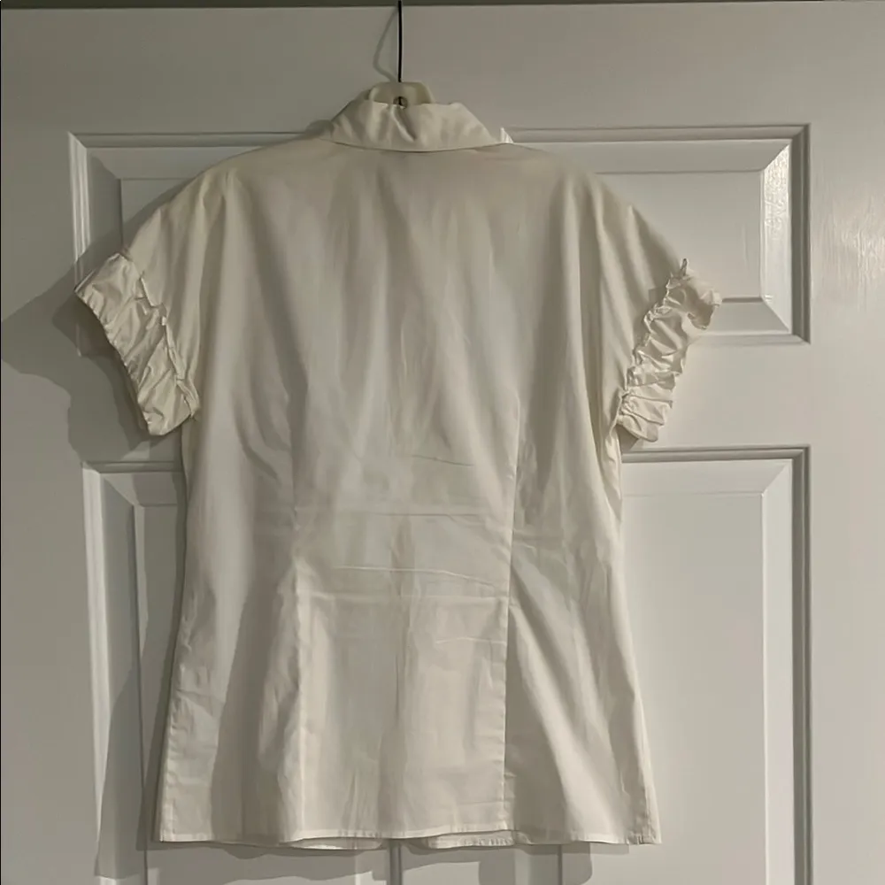 Classic White Button-Up Blouse - Image 7