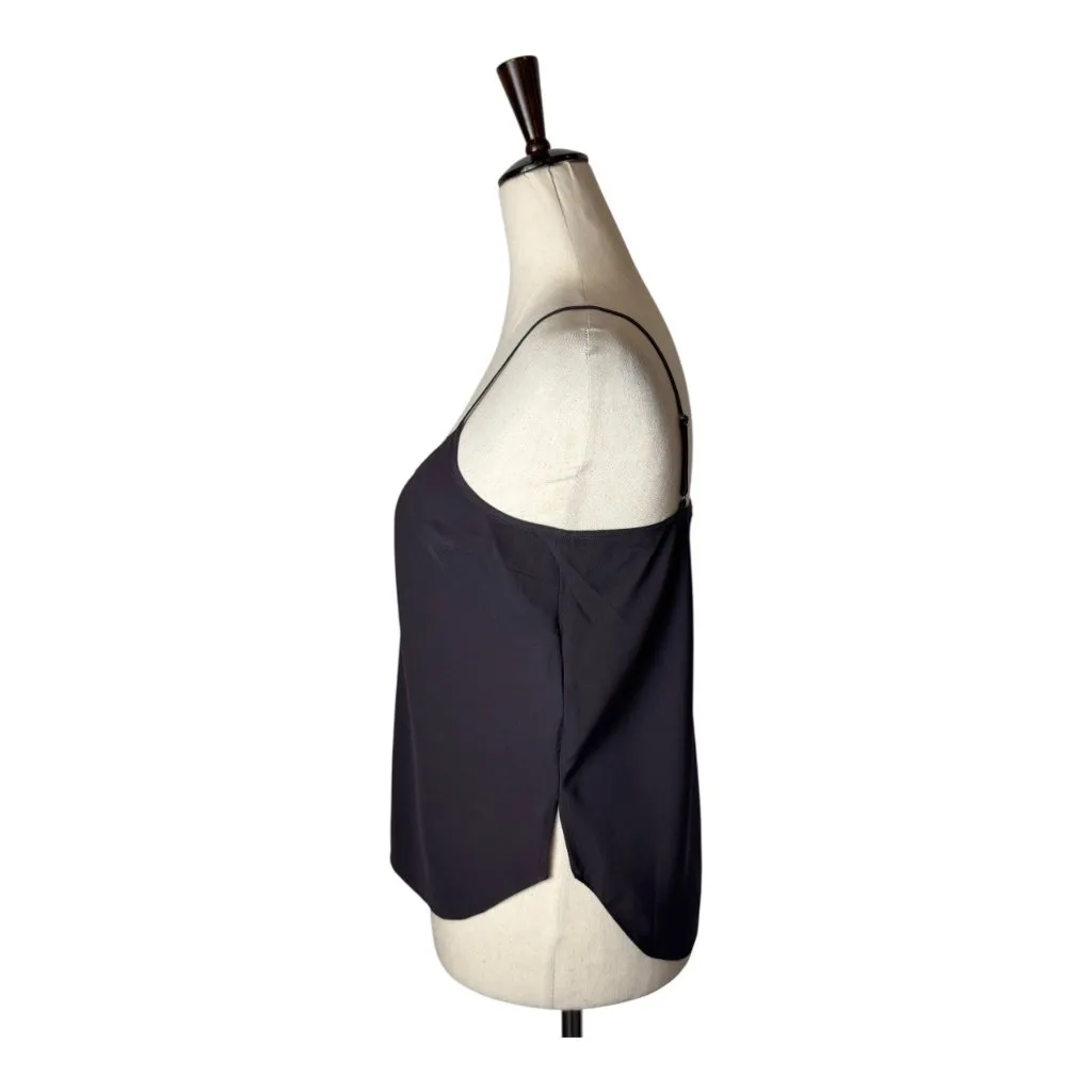 Veronica Beard Tank‎ Top Women XS Brown Silk Flowy Scoop Neck Camisole Luxury - Image 5