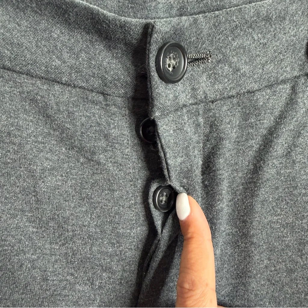 JAMES PERSE Women’s Size 26 100% Cotton Dark Gray Pants Soft Stretch Straight - Image 6