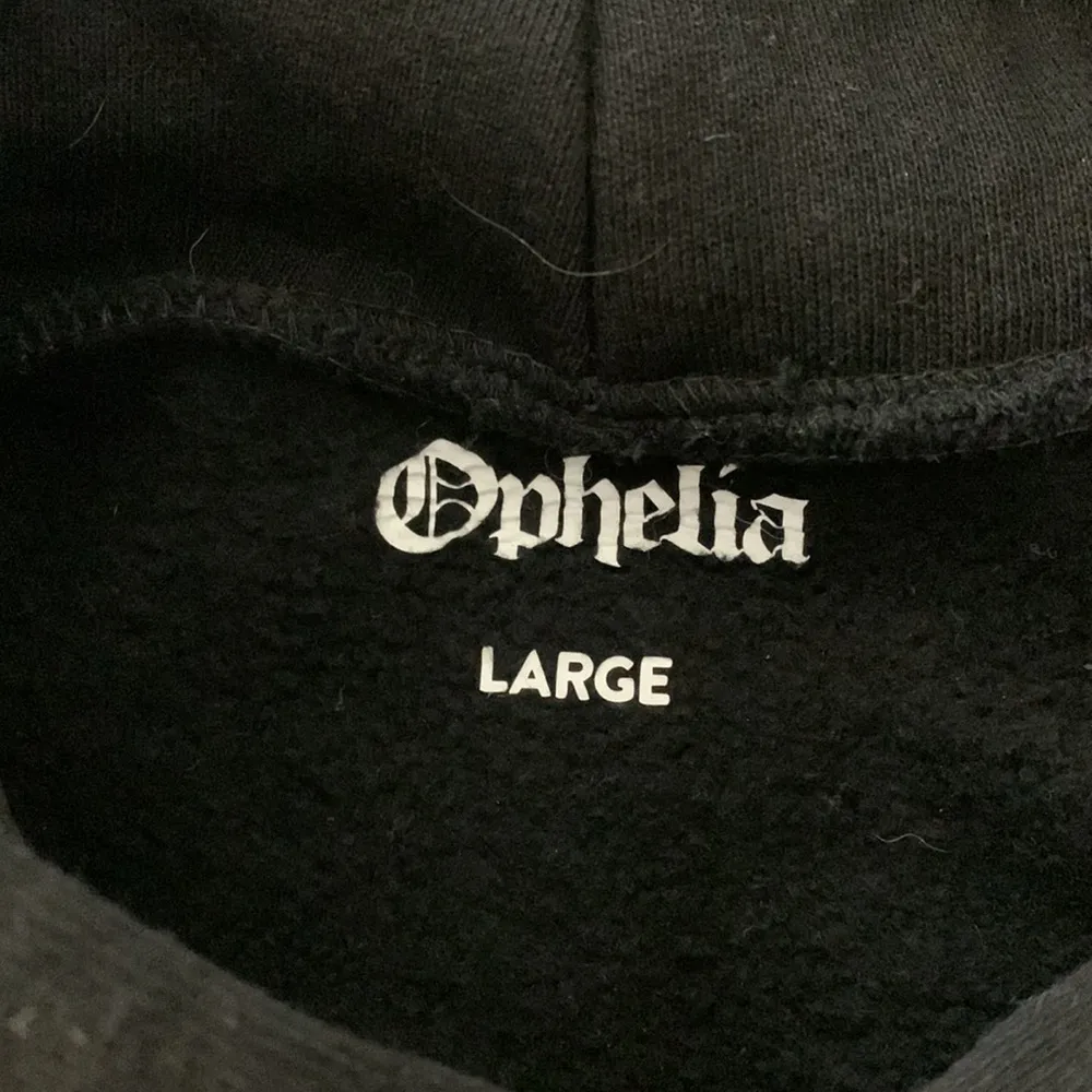 Ophelia snake black hoodie Size L - Image 3