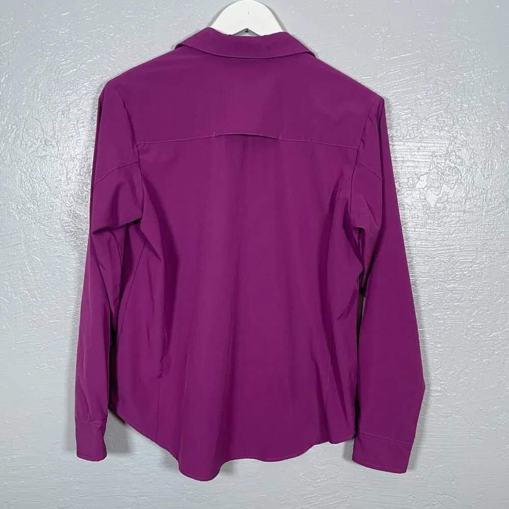 Little Donkey Andy Women S Purple Stretch Quick Dry UPF50+ Long Sleeve Shirt - Image 7