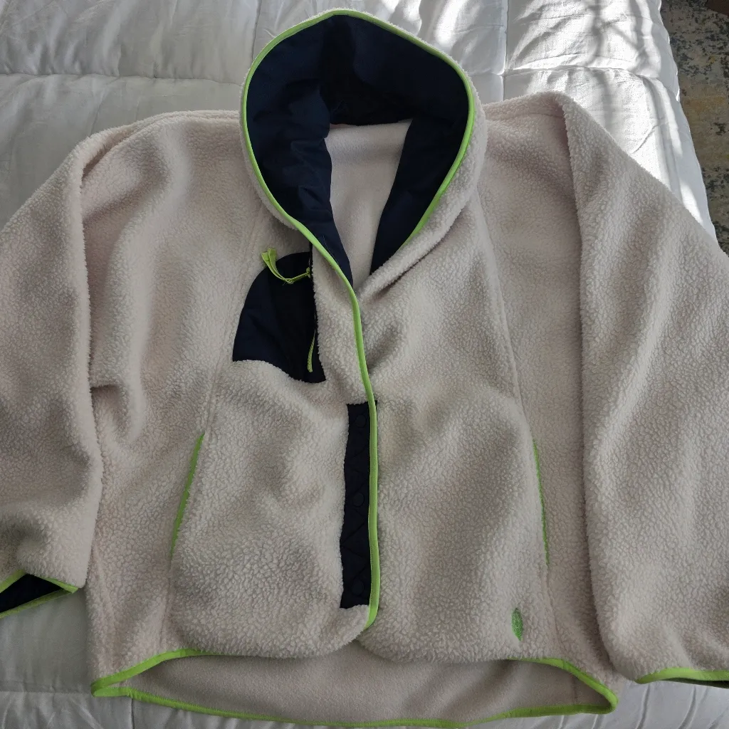 Free People Hit The Slopes Shawl Jacket M - Image 2