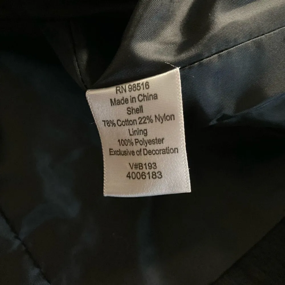 COLDWATER CREEK, Women’s Black Sequined, Button Down Blazer , Size 14 - Image 5