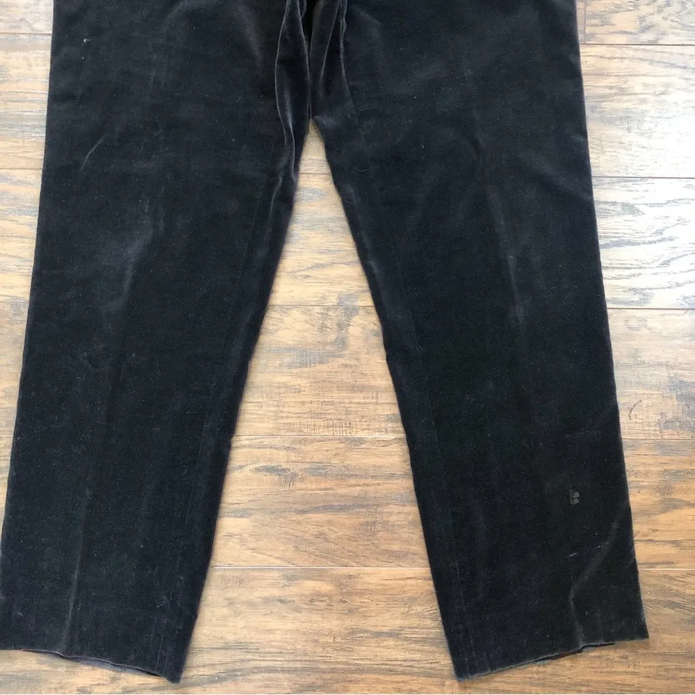 vintage • 90s Calvin Klein velvet pants trousers chocolate brown high waist - Image 6