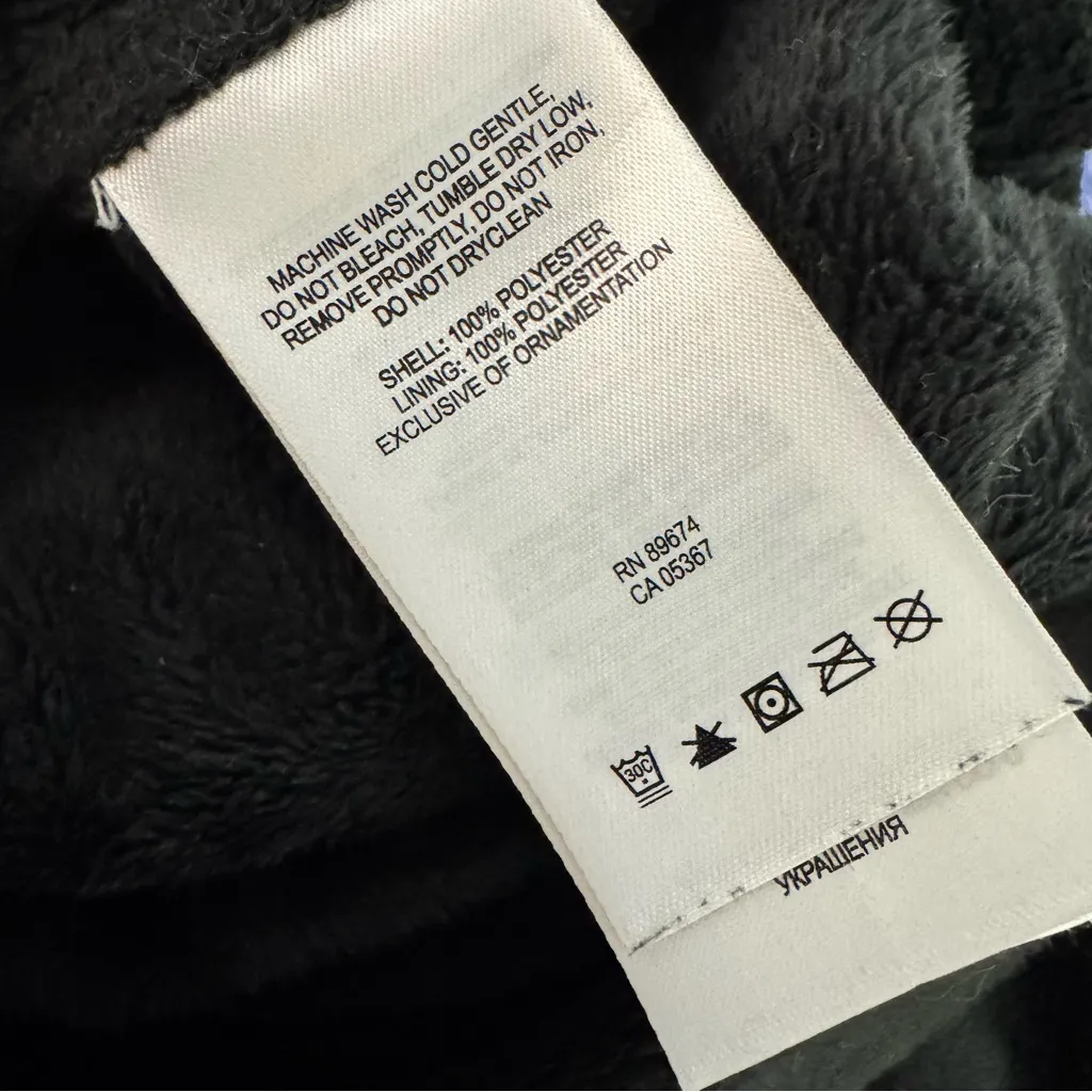 Mountain Hardwear Womens Fleece Outdoor Fuzzy Full Zip Vest Black Small - Image 9